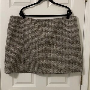 J. Crew Metallic Tweed Mini Skirt